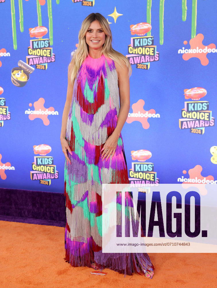 Heidi Klum attends the 2024 Nickelodeon s Kids Choice Awards at Barker Hangar in Santa Monica on Saturday, July 13, 2024. LAP20240713005 GREGxGRUDT