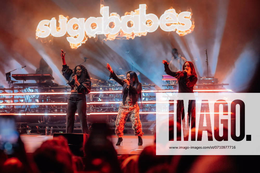 Melt Festival Day 3 Sugababes with singer Keisha Buchanan, Mutya Buena and Siobhan Donaghy on the mainstage during the last Melt Festival Day 3