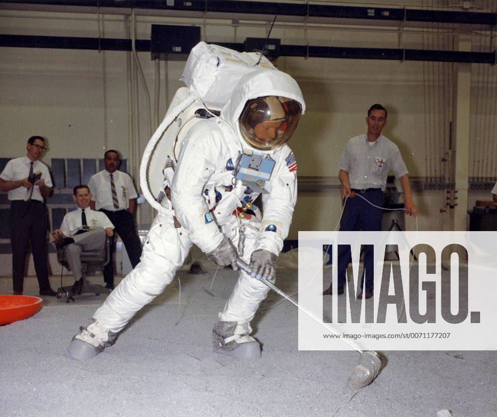 Training astronaut Neil Armstrong in the Apollo 11, Houston, TX, USA 02790