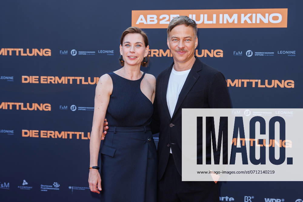 Premiere of Die Ermittlung Christiane Paul and Tom Wlaschiha at the premiere of Die Ermittlung at Zoo Palast on 16 07 2024 in Berlin