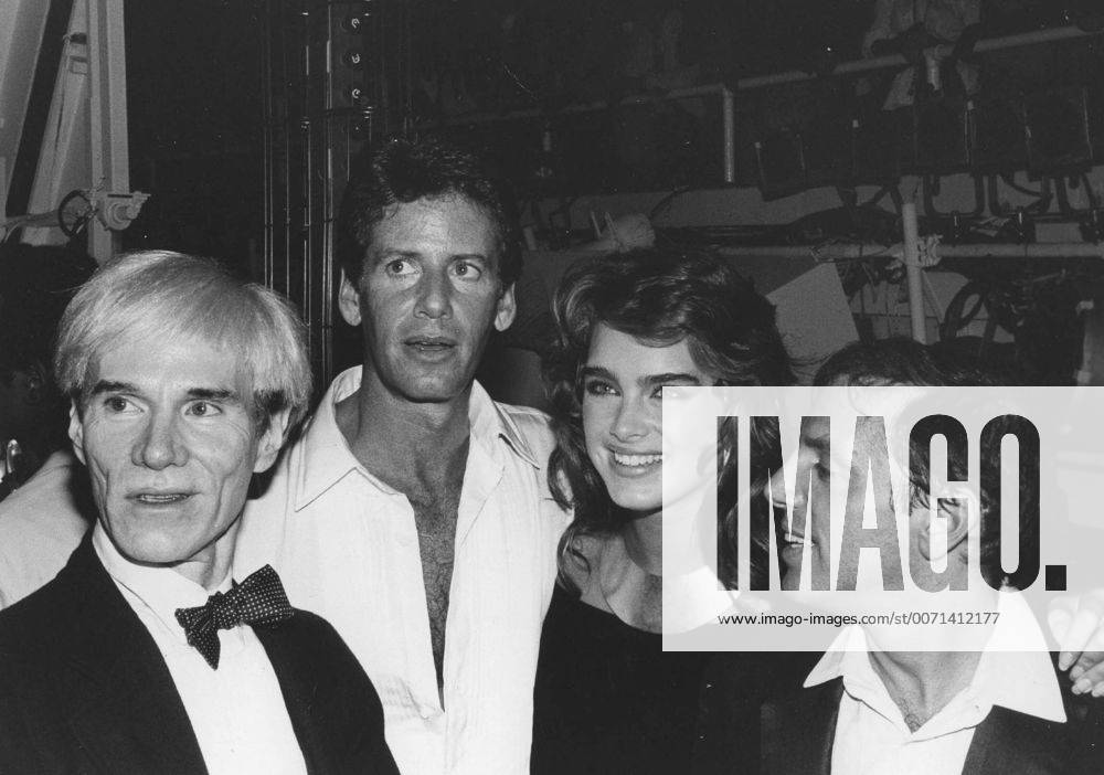 BROOKE SHIELDS with Calvin Klin and Andy Warhol. - ZUMAg49_