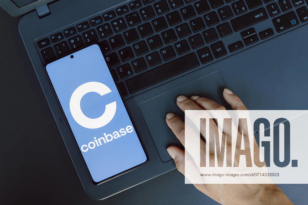 Logos displayed on smartphones in Paraguay - 21 Jul 2024 In this photo illustration, the Coinbase logo is displayed on a smartphone screen. Paraguay
