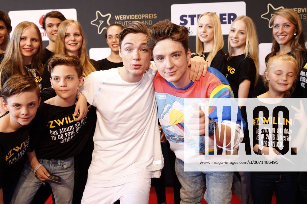Roman und Heiko Lochmann (Die Lochis) bei der Verleihung des 6. Webvideopreises an die herausragendsten deutschsprachigen Internetstars des Jahres im Castello. Düsseldorf, 04.06.2016 Foto:xC.xFuturexImage