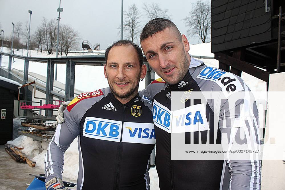 Winterberg: Thomas Florschütz (L) und Kevin Kuske (beide GER) DM LM Deutsche Meisterschaft