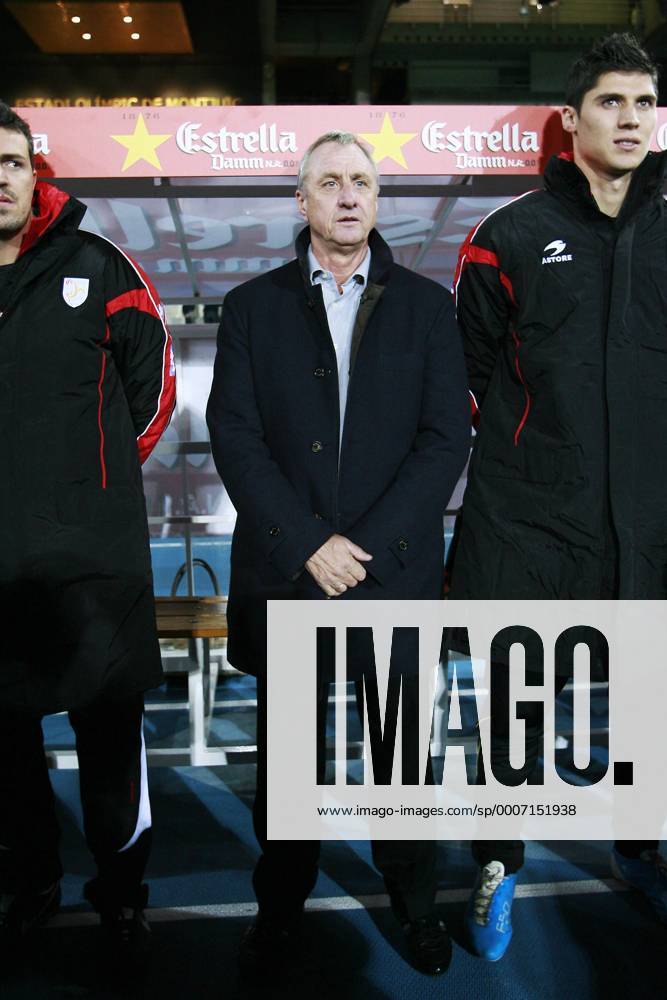 Nationaltrainer Johan Cruyff (Catalunya), Katalonien - Honduras, Barcelona (004357) o0 Trainer
