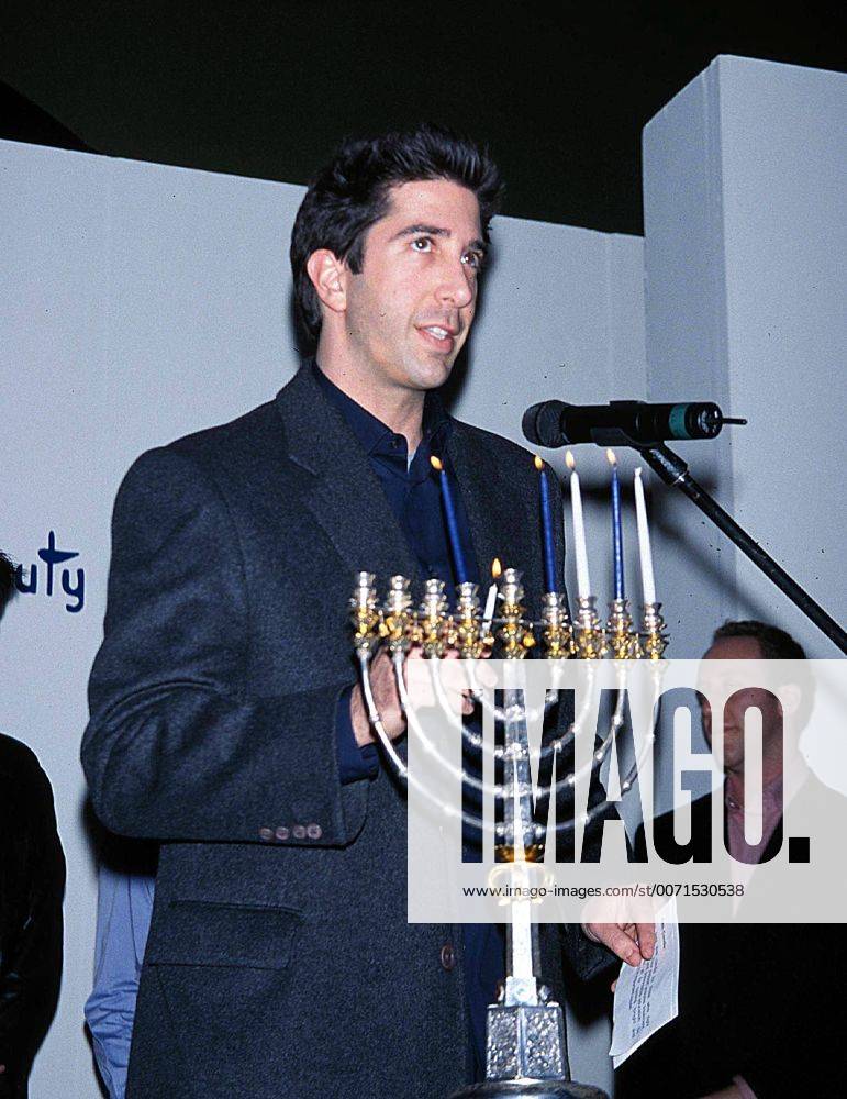 Jan. 1, 2011 - K23666MR: JEWISH FEDERATION HANUKKAH PARTY.EL REY THEATER, LA, CA 12 13 2001.DAVID SCHWIMMER. MILAN RYBA 2001 - ZUMAg49_
