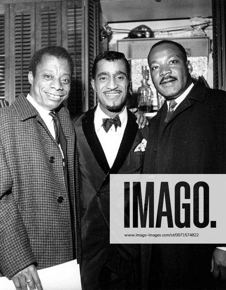 Jan. 1, 2011 - JAMES BALDWIN WITH SAMMY DAVIS JR AND DR MARTIN LUTHER KING. PHOTOS - ZUMAg49_