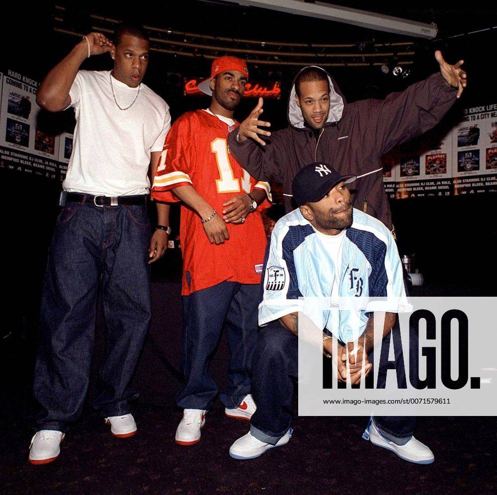 Jan. 1, 2011 - K20478JBE.PRESS CONFRENCE FOR THE COMPLETION OF THE MOST SUSSESSFUL RAP TOUR EVER, HARD KNOCK LIFE . AT THE CHINA CLUB IN NEW YORK CITY. SHOWS RAPPERS D.J. CLUE,JAY-Z, METHOD MAN,& RED MAN. JAMES BEVINS 1998. - ZUMAg49_