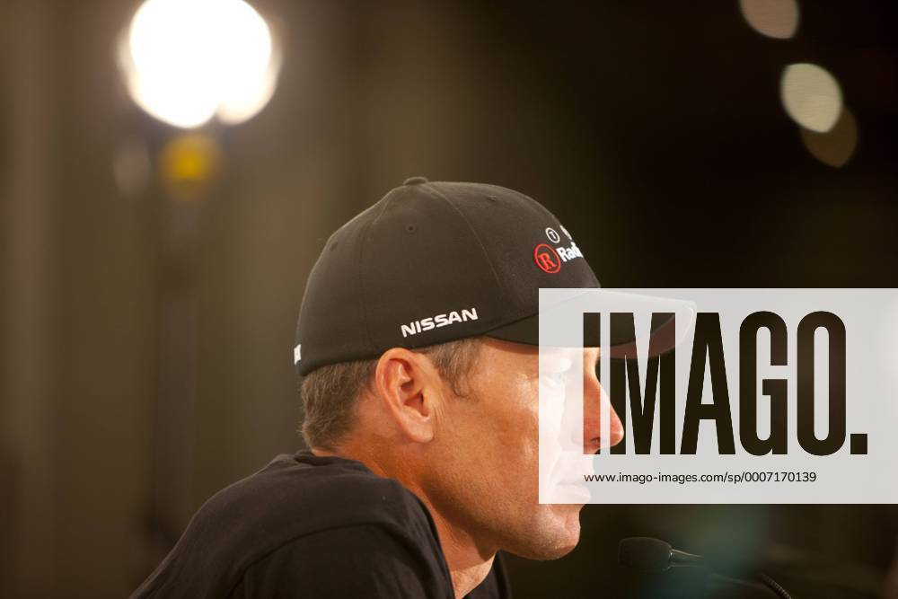 LANCE ARMSTRONG (Team Radioshack USA) at his first media conference since arriving to compete in UCI Pro Tour Tour Down Under cycle race, Adelaide - - ZUMAf96