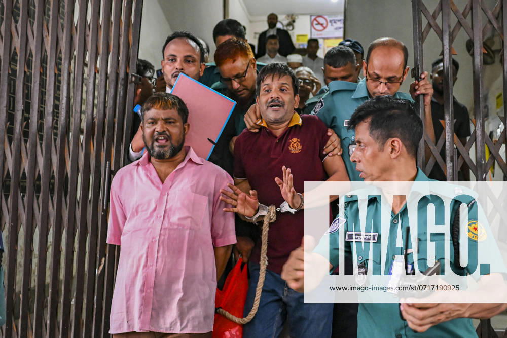 Protesters Arrested In Dhaka, Bangladesh Police are taking protesters to the jail after their court hearing in Dhaka, Bangladesh, on July 26, 2024. The number of arrests in days of violence in Bangladesh is passing the 2,500 mark after protests over employment quotas are sparking widespread unrest. Dhaka Dhaka Bangladesh