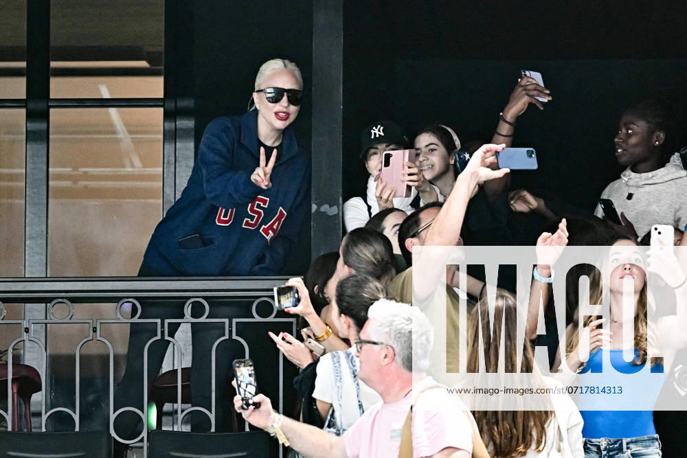 KW 30 Paris 2024 - Lady Gaga And Tom Cruise At Gymnastic US singer and actress Lady Gaga attends the artistic gymnastics women s qualification during the Paris 2024 Olympic Games at the Bercy Arena in Paris, on July 28, 2024. Photo by David Niviere ABACAPRESS.COM Paris France