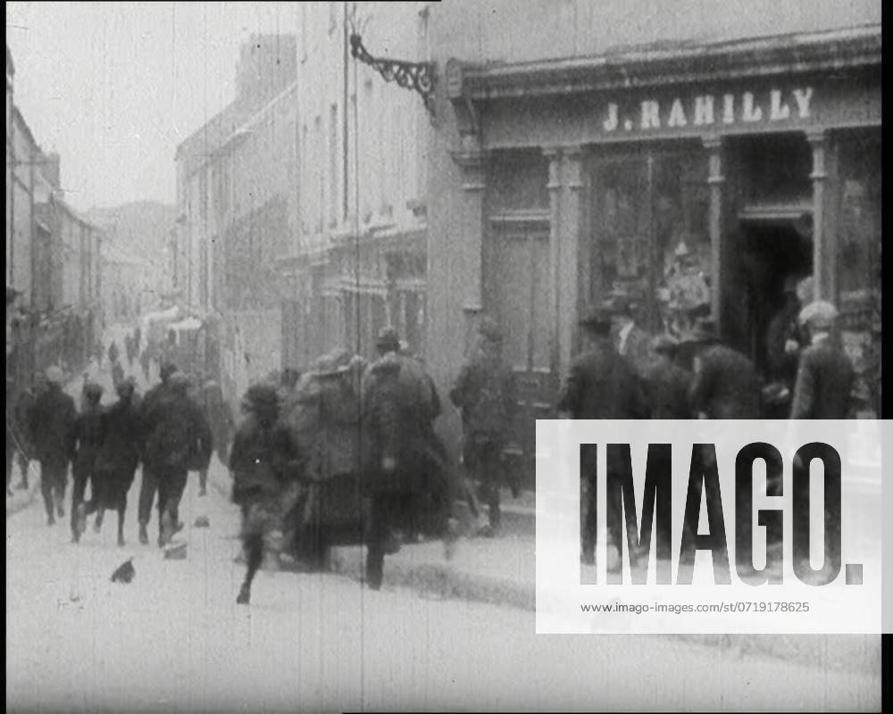 Fights Erupting in the Irish Free State, 1922. From Time to Remember - Sitting Still And Going Slowly, 1922 (Reel 4); a review of events in 1922 including Irish Troubles, war between Greece and Turkey and developments in aviation and radio.