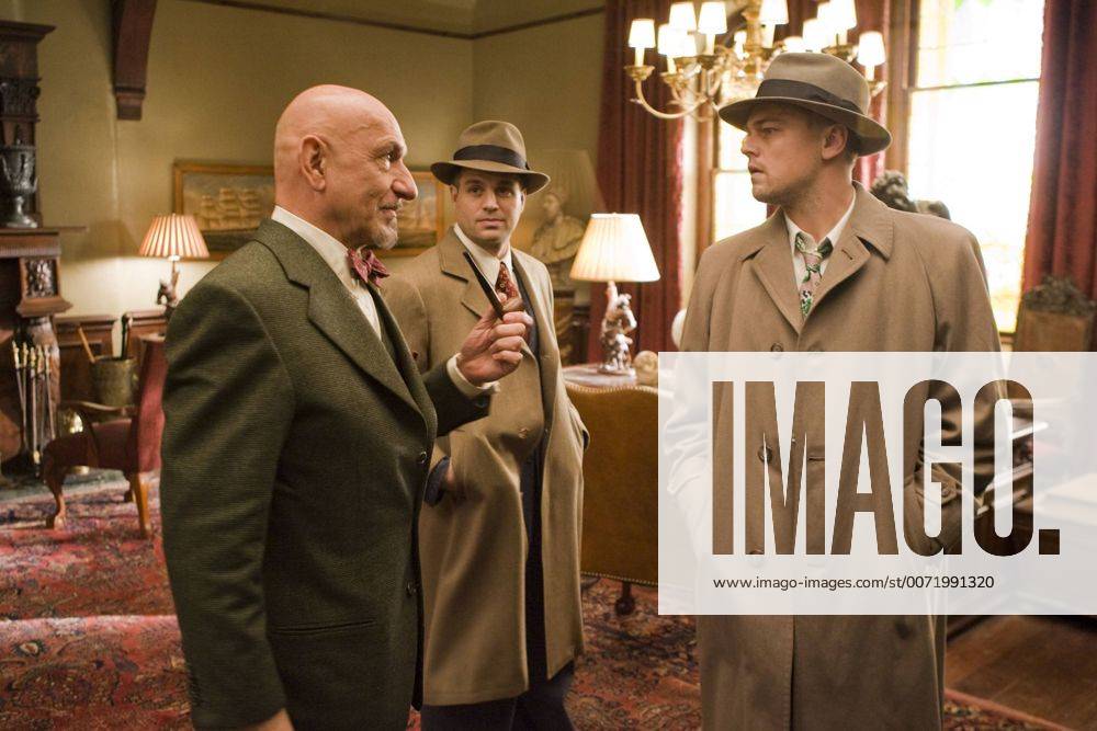 RELEASE DATE: February 19, 2010 MOVIE TITLE: Shutter Island STUDIO: Paramount Pictures DIRECTOR: Martin Scorsese PLOT: Drama set in 1954, U.S. Marshal Teddy Daniels is investigating the disappearance of a murderess who escaped from a hospital for the criminally insane and is presumed to be hiding nearby PICTURED: LEONARDO DICAPRIO as Teddy Daniels, MARK RUFFALO as Chuck Aule and BEN KINGSLEY as Dr. Cawley - ZUMAg90_