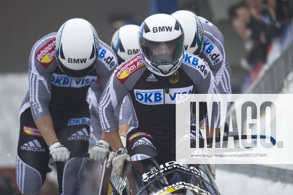 Thomas FLORSCHUETZ, Ronny LISTNER, Kevin KUSKE, Andreas BARUCHA, GER 3, Weltcup Bob der Herren,