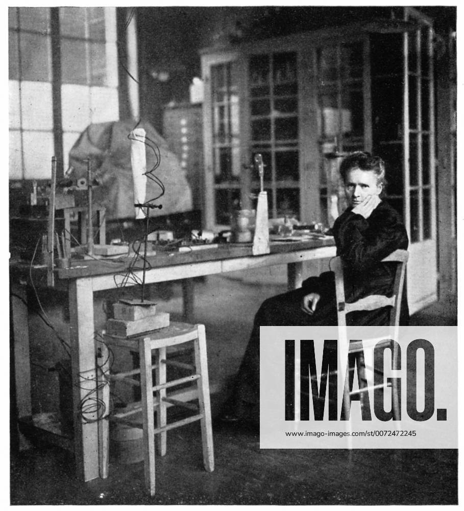 IMAGO ICONS: Marie Curie Marie Curie (1867-1934) Polish-born French physicist in her laboratory in 1912, the year after she received here second Nobel prize, this time for chemistry. WHA !ACHTUNG AUFNAHMEDATUM GESCHÄTZT!