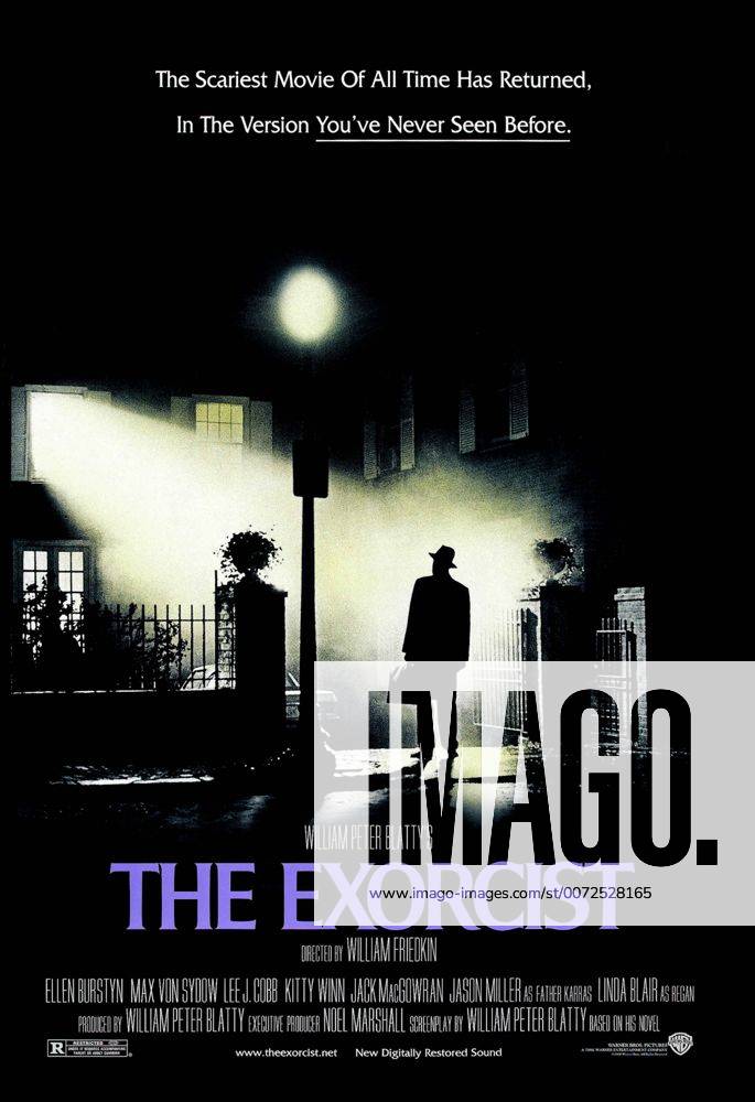 The Exorcist a 1973 American supernatural horror film starring Linda Blair and Max von Sydow. WHA !ACHTUNG AUFNAHMEDATUM GESCHÄTZT!