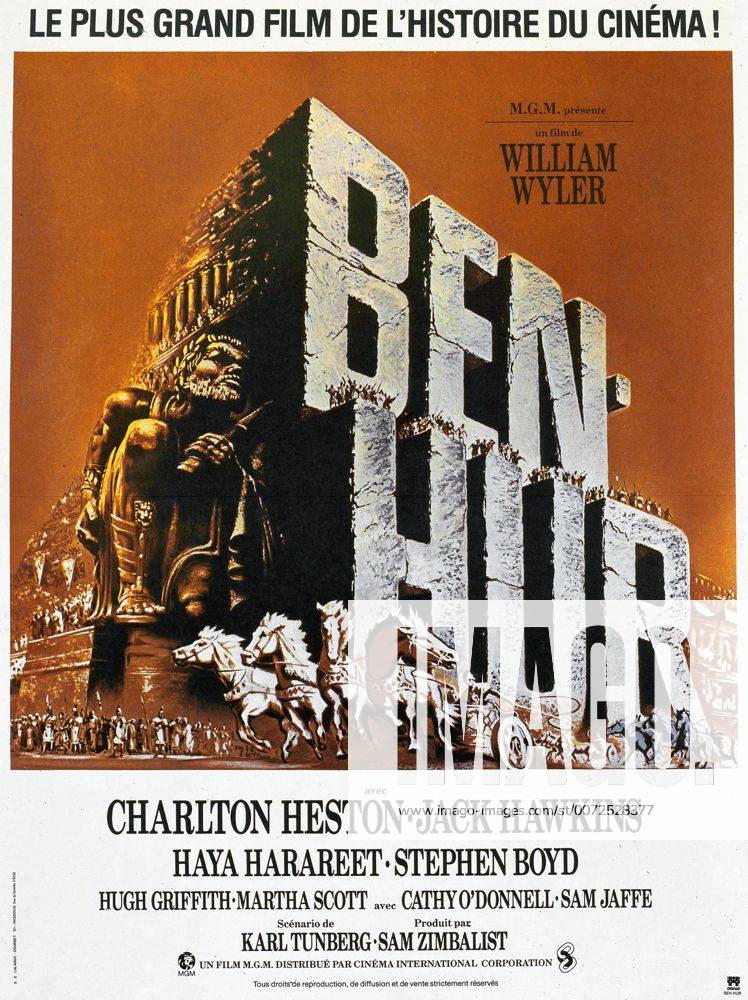 Ben Hur , the 1959 epic of all biblical epics starring Charlton Heston and Jack Hawkins. WHA !ACHTUNG AUFNAHMEDATUM GESCHÄTZT!