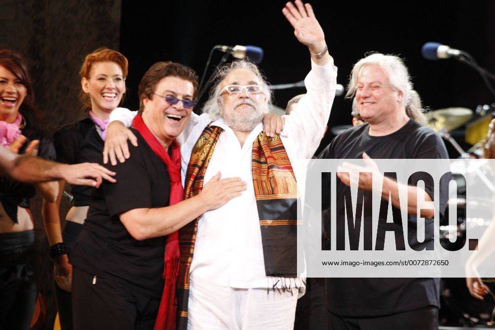 Athens, Greece - Singer DEMIS ROUSSOS live at the Roman theater of Herodes Atticus in Athens - ZUMAv62_