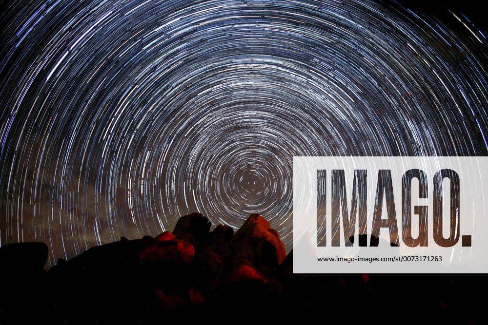 Los Angeles, California, U.S - Star trails are seen above the Joshua Tree National Park in Twentynine Palms, California, September 1, 2016. Los Angeles U.S. - ZUMAc68_