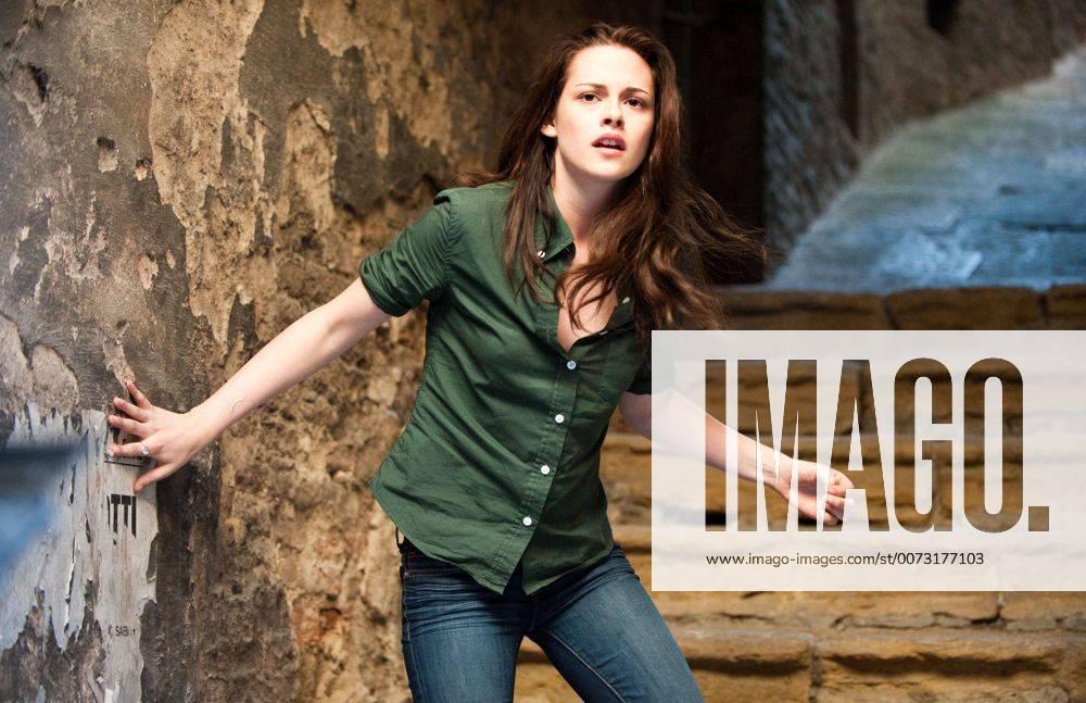 RELEASE DATE: November 20, 2009. MOVIE TITLE: Twilight: New Moon. STUDIO: Imprint Entertainment. PLOT: After Bella recovers from the vampire attack that almost claimed her life, she looks to celebrate her birthday with Edward and his family. However, a minor accident during the festivities results in Bella s blood being shed, a sight that proves too intense for the Cullens, who decide to leave the town of Forks, Washington for Bella and Edward s sake. Initially heartbroken, Bella finds a form of comfort in reckless living, as well as an even-closer friendship with Jacob Black. Danger in different forms awaits. PICTURED: KRISTEN STEWART as Bella Swan. - ZUMAg90_