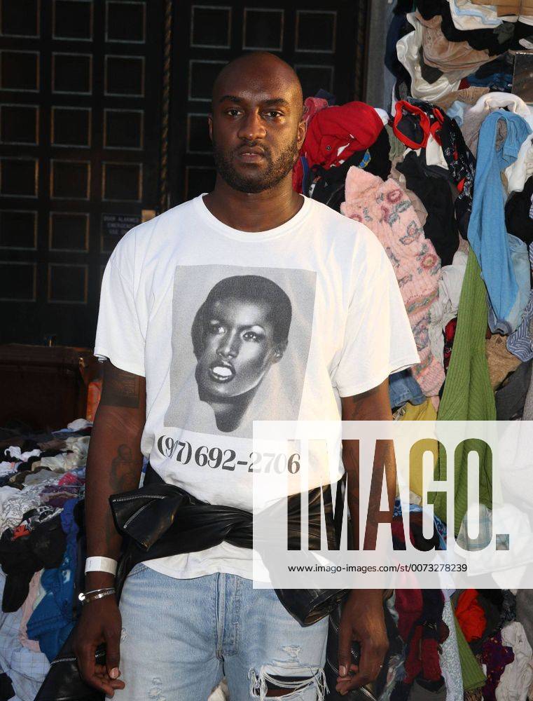 New York, New York, U.S. - Designer VIRGIL ABLOH attends the fashion show presentation for Uniform: Heron Preston For DSNY held at DSNY Salt Shed during Fashion Week. New York U.S. - ZUMAk03_