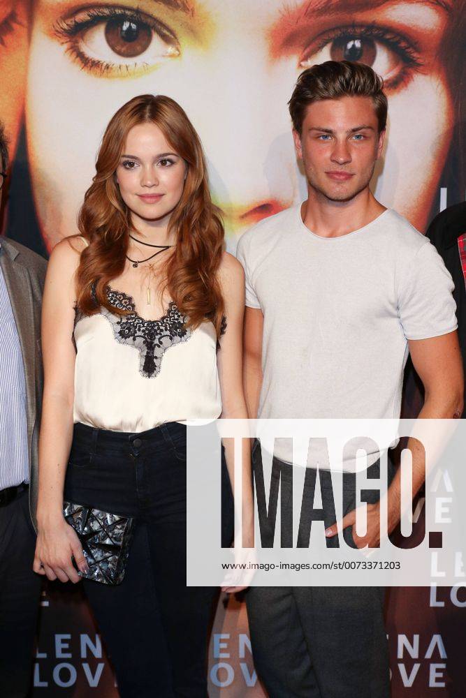 Emilia Schuele, Jannik Schuemann, Deutschlandpremiere von Lena Love im Mathaeser Filmpalast in Muenchen am 12.09.2016