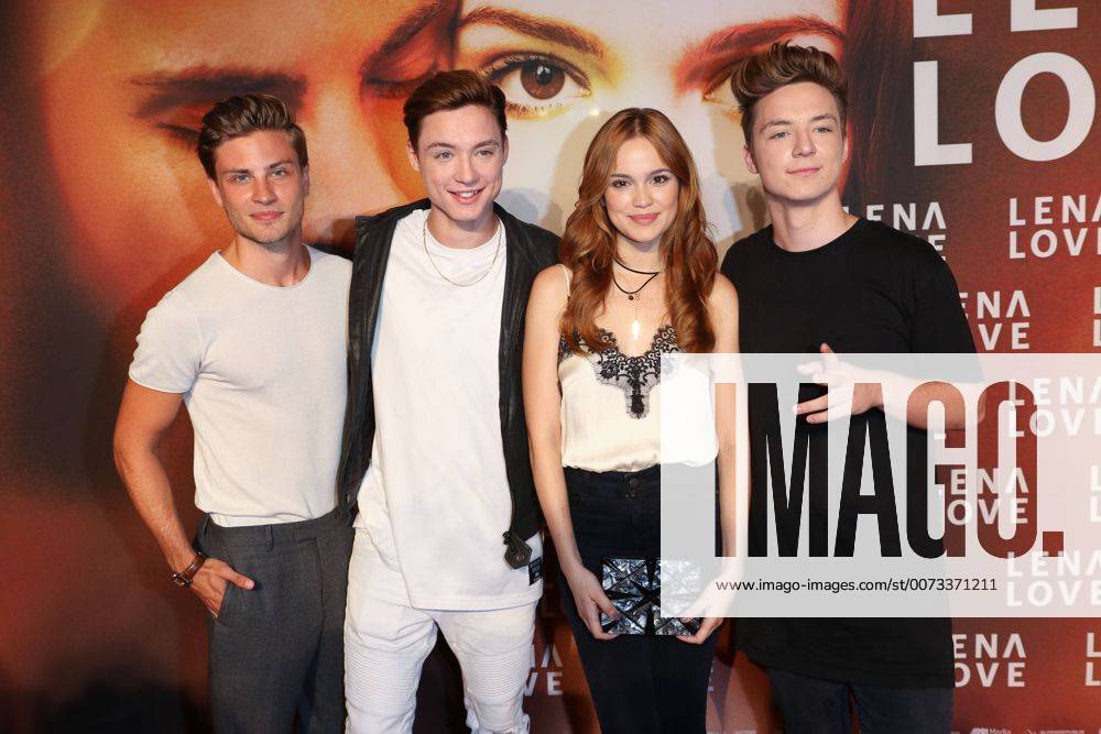 Emilia Schuele, Jannik Schuemann, Die Lochis, Deutschlandpremiere von Lena Love im Mathaeser Filmpalast in Muenchen am 12.09.2016