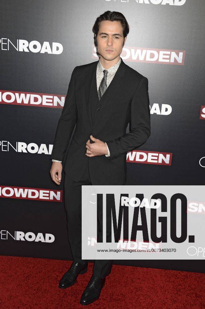 Ben Schnetzer bei der Premiere des Kinofilms Snowden im AMC Loews Lincoln Square. New York, 13.09.2016 Foto:xD.Tinex xFuturexImage