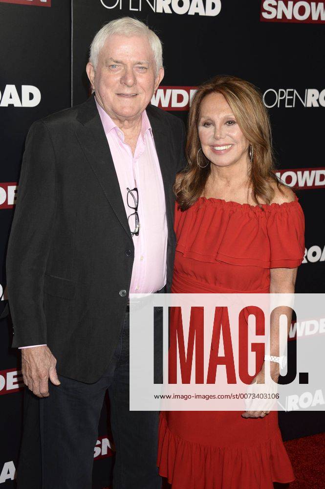 Phil Donahue und Marlo Thomas bei der Premiere des Kinofilms Snowden im AMC Loews Lincoln Square. New York, 13.09.2016 Foto:xD.Tinex xFuturexImage