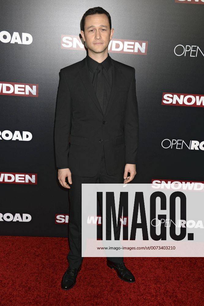 Joseph Gordon-Levitt bei der Premiere des Kinofilms Snowden im AMC Loews Lincoln Square. New York, 13.09.2016 Foto:xD.Tinex xFuturexImage