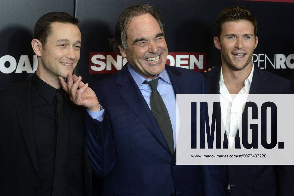 Joseph Gordon-Levitt, Oliver Stone und Scott Eastwood bei der Premiere des Kinofilms Snowden im AMC Loews Lincoln Square. New York, 13.09.2016 Foto:xD.Tinex xFuturexImage