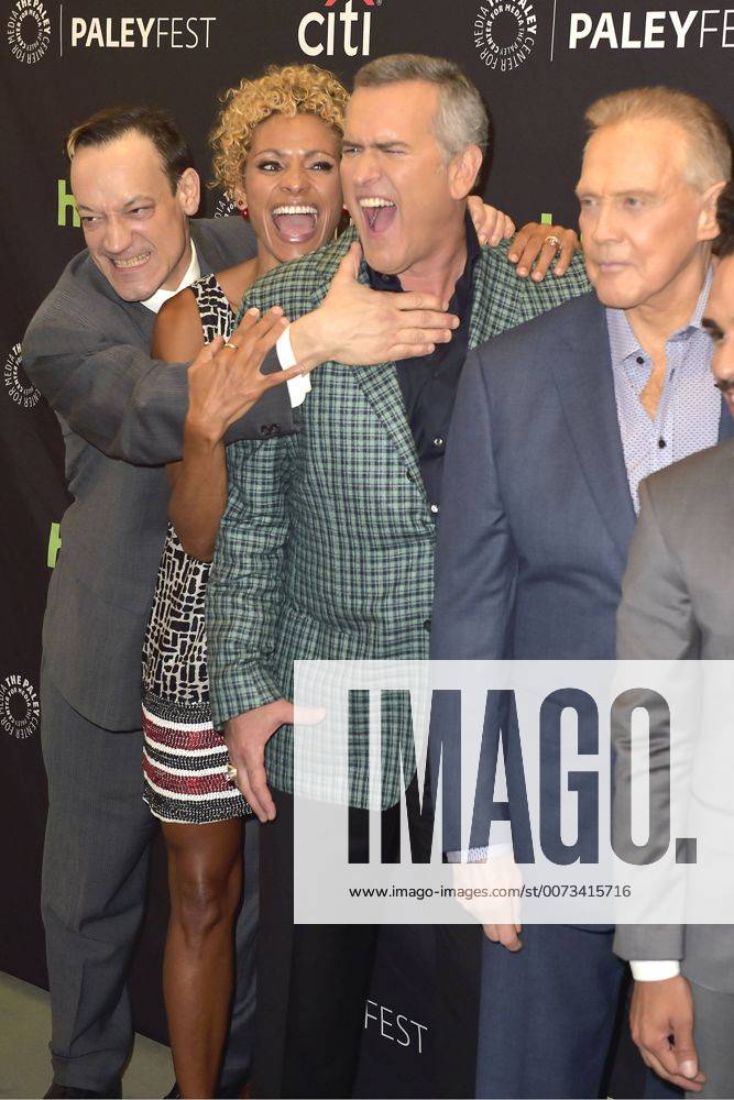 Ted Raimi, Michelle Hurd, Bruce Campbell und Lee Majors beim Screening der TV-Serie Ash vs. Evil Dead bei den 10. PaleyFest Herbst TV Previews im Paley Center for Media. Beverly Hills, 14.09.2016 Foto:xD.xStarbuckx xFuturexImage