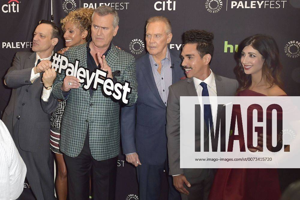 Ted Raimi, Michelle Hurd, Bruce Campbell, Lee Majors, Ray Santiago und Dana DeLorenzo beim Screening der TV-Serie Ash vs. Evil Dead bei den 10. PaleyFest Herbst TV Previews im Paley Center for Media. Beverly Hills, 14.09.2016 Foto:xD.xStarbuckx xFuturexImage