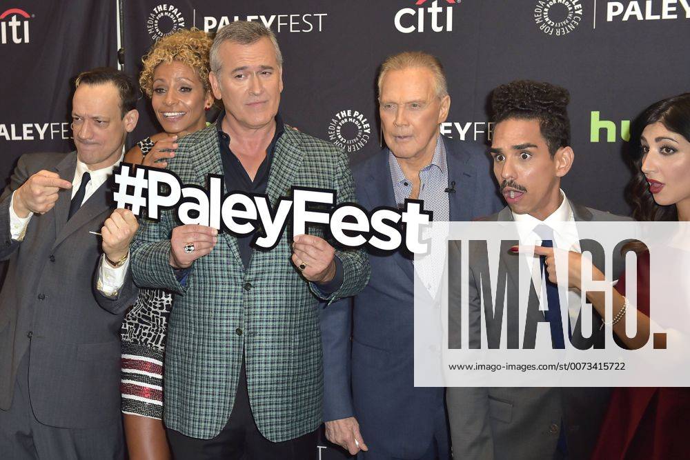 Ted Raimi, Michelle Hurd, Bruce Campbell, Lee Majors, Ray Santiago und Dana DeLorenzo beim Screening der TV-Serie Ash vs. Evil Dead bei den 10. PaleyFest Herbst TV Previews im Paley Center for Media. Beverly Hills, 14.09.2016 Foto:xD.xStarbuckx xFuturexImage