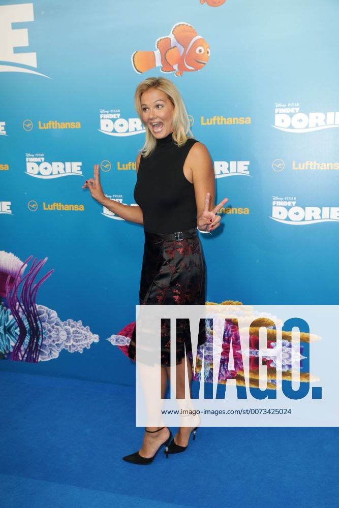 Franziska van Almsick bei der Findet Dorie Kino Premiere am 15.09.2016 in Berlin Findet Dorie Kinopremiere in Berlin, 2016