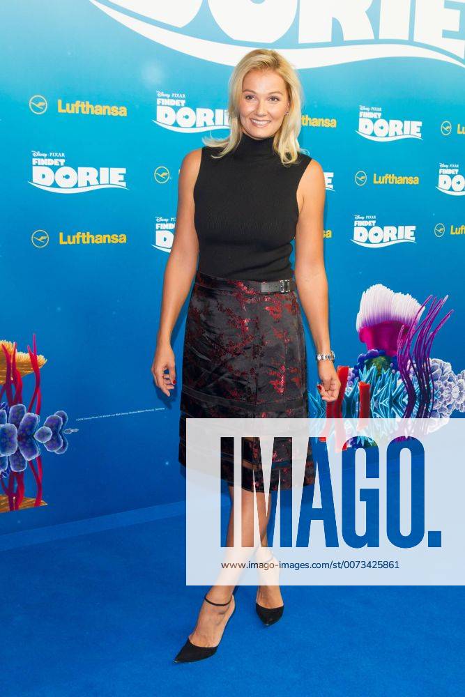 Franziska van Almsick - Deutschlandpremiere von FINDET DORIE im Zoo Palast in Berlin am 15.09.2016. Deutschlandpremiere FINDET DORIE