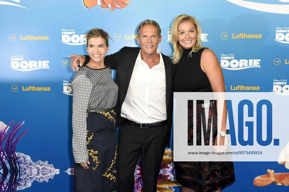 Anke Engelke, Christian Tramitz und Franziska van Almsick bei der Premiere des Kinofilms Findet Dorie Finding Dory im Zoo Palast. Berlin, 15.09.2016 Foto:xFredericx xFuturexImage