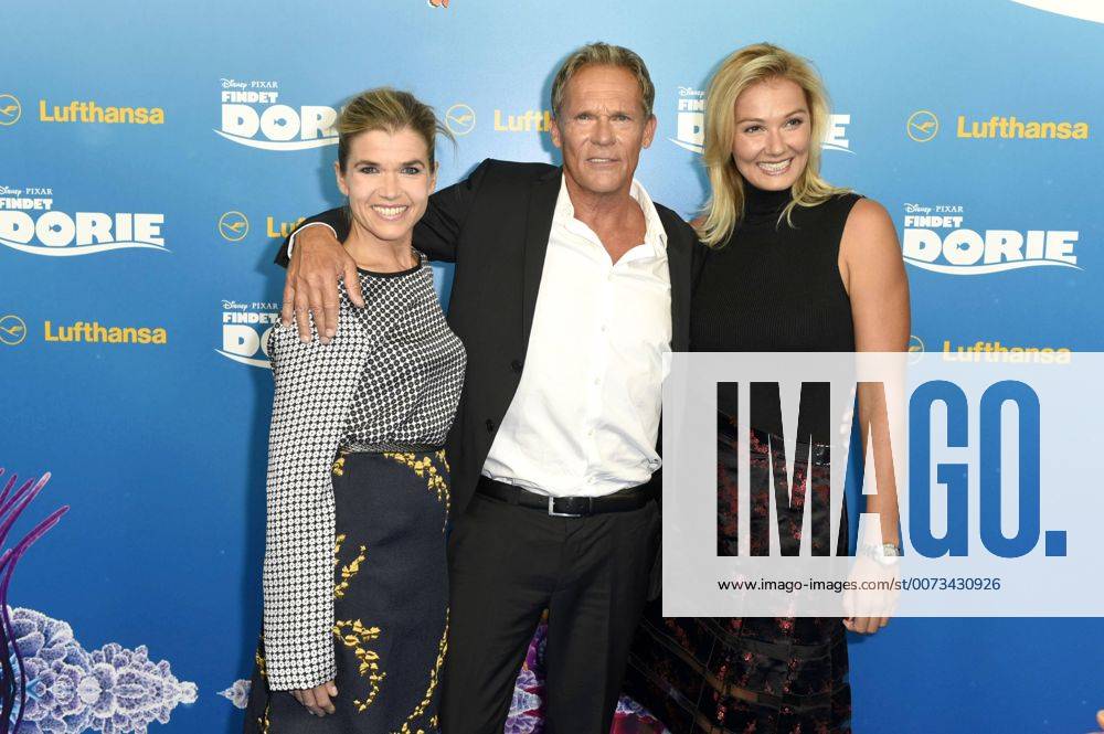 Anke Engelke, Christian Tramitz und Franziska van Almsick bei der Premiere des Kinofilms Findet Dorie Finding Dory im Zoo Palast. Berlin, 15.09.2016 Foto:xFredericx xFuturexImage