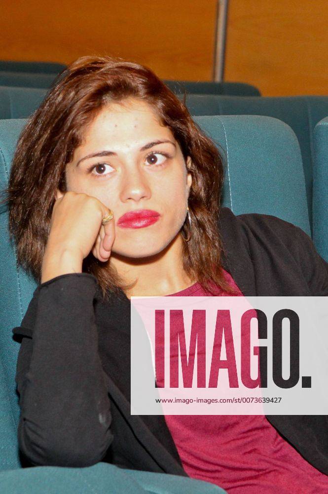 Athens, Greece - Italian actress Daphne Scoccia attends at the premiere of her film Fiore in Athens. Athens Greece - ZUMAv62_