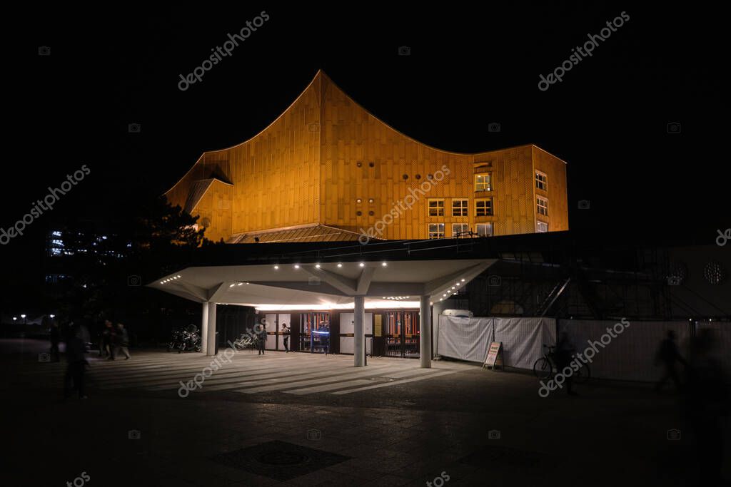Berlin, Germany - Sept 2022: The Berliner Philharmonie concert hall designed by German architect Hans Scharoun in 1961 is a masterpiece of modern architecture