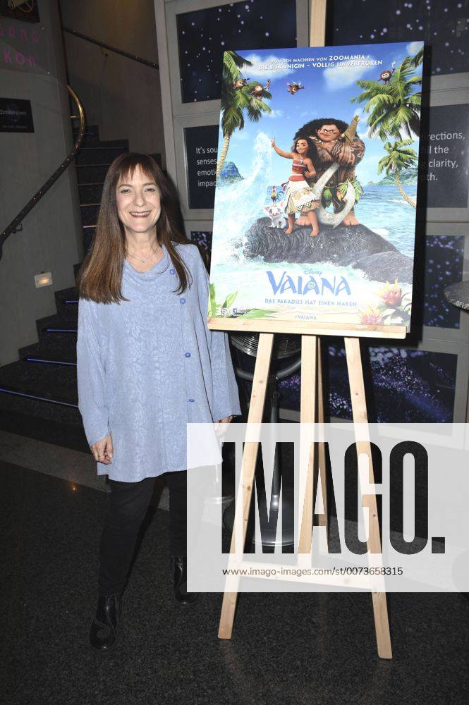 Produzentin Osnat Shurer gibt im Cinema Filmtheater erste Einblicke in Disneys Weihnachtsfilm Vaiana . München, 27.09.2016 Foto:xP.xSchönbergerx xFuturexImage
