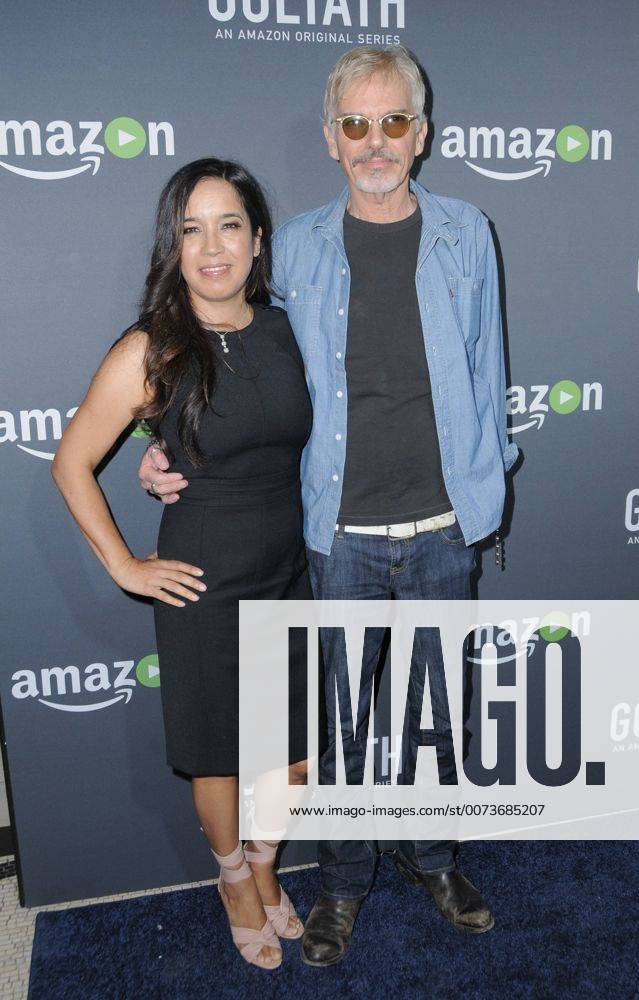 West Hollywood, CA, United States - 30 September 2016 - West Hollywood, California. Connie Angland, Billy Bob Thornton. Amazon Red Carpet Premiere Screening Of Original Drama Series Goliath held at The London West Hollywood. Photo Credit: AdMedia West Hollywood United States - ZUMAa123
