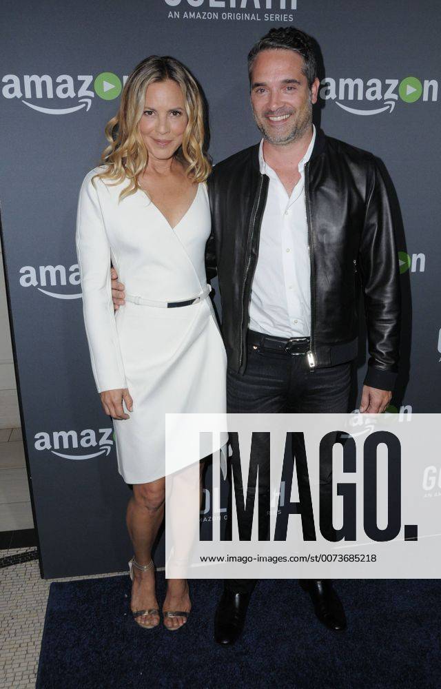 West Hollywood, CA, United States - 30 September 2016 - West Hollywood, California. Maria Bello, Morgan Wandell. Amazon Red Carpet Premiere Screening Of Original Drama Series Goliath held at The London West Hollywood. Photo Credit: AdMedia West Hollywood United States - ZUMAa123