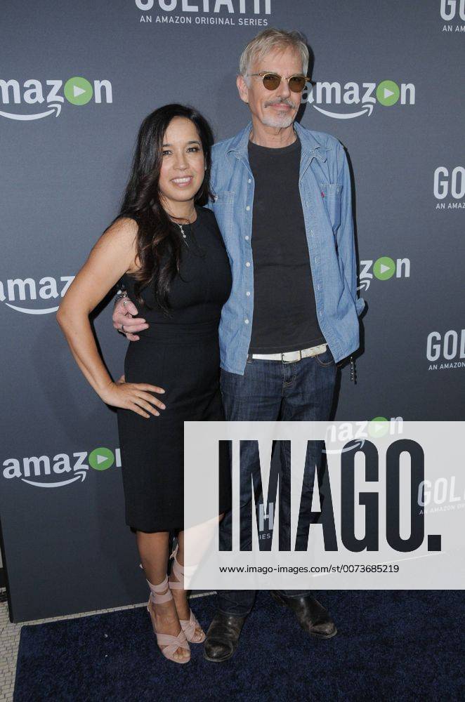 West Hollywood, CA, United States - 30 September 2016 - West Hollywood, California. Connie Angland, Billy Bob Thornton. Amazon Red Carpet Premiere Screening Of Original Drama Series Goliath held at The London West Hollywood. Photo Credit: AdMedia West Hollywood United States - ZUMAa123