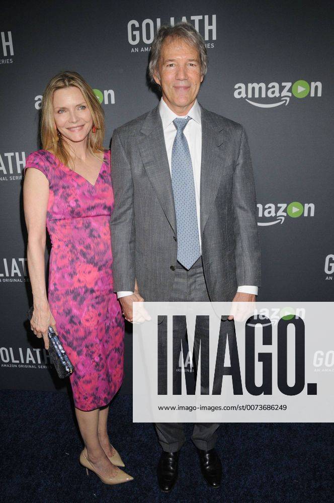 Los Angeles, California, United States - September 29th 2016 - Los Angeles California USA - Actress MICHELLE PFEIFFER, Writer Executive Producer DAVID E. KELLEY at the Goliath Premiere held at the London West Hollywood Hotel, Los Angeles Los Angeles United States - ZUMAf05_
