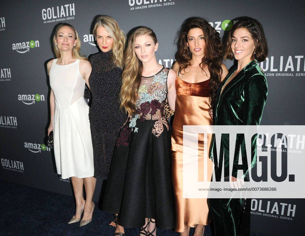 Los Angeles, California, United States - September 29th 2016 - Los Angeles California USA - Actress SARAH WYNTER, EVER CARRADINE, DIANA HOPPER, TANIA RAYMONDE, OLIVIA THIRLBY at the Goliath Premiere held at the London West Hollywood Hotel, Los Angeles Los Angeles United States - ZUMAf05_