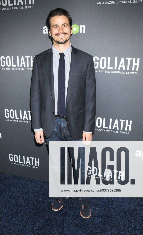Los Angeles, California, United States - September 29th 2016 - Los Angeles California USA - Actor JASON RITTER at the Goliath Premiere held at the London West Hollywood Hotel, Los Angeles Los Angeles United States - ZUMAf05_