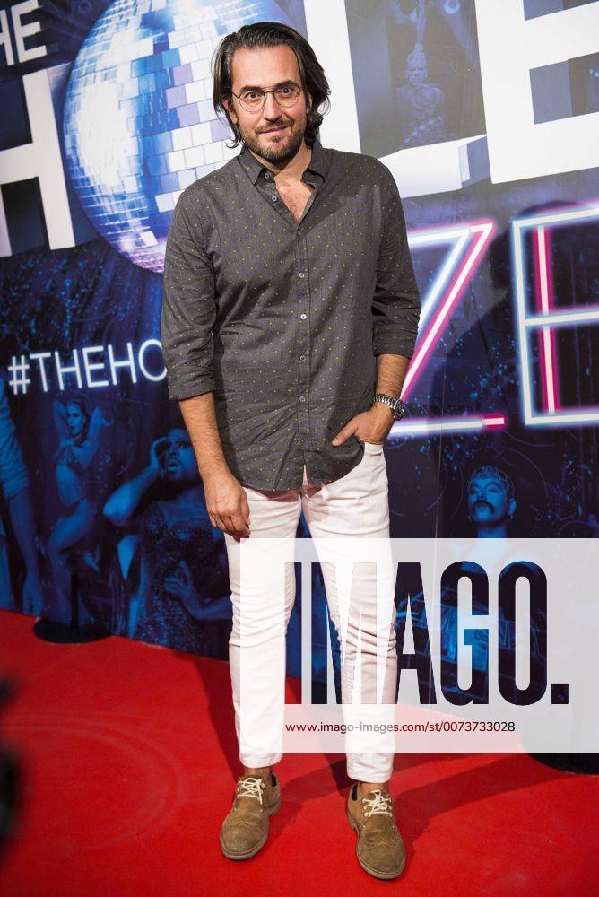 Maxim Huerta attends to the premiere of the The Hole Zero Show at Teatro Calderon in Madrid. October 04, 2016. (20161004010)