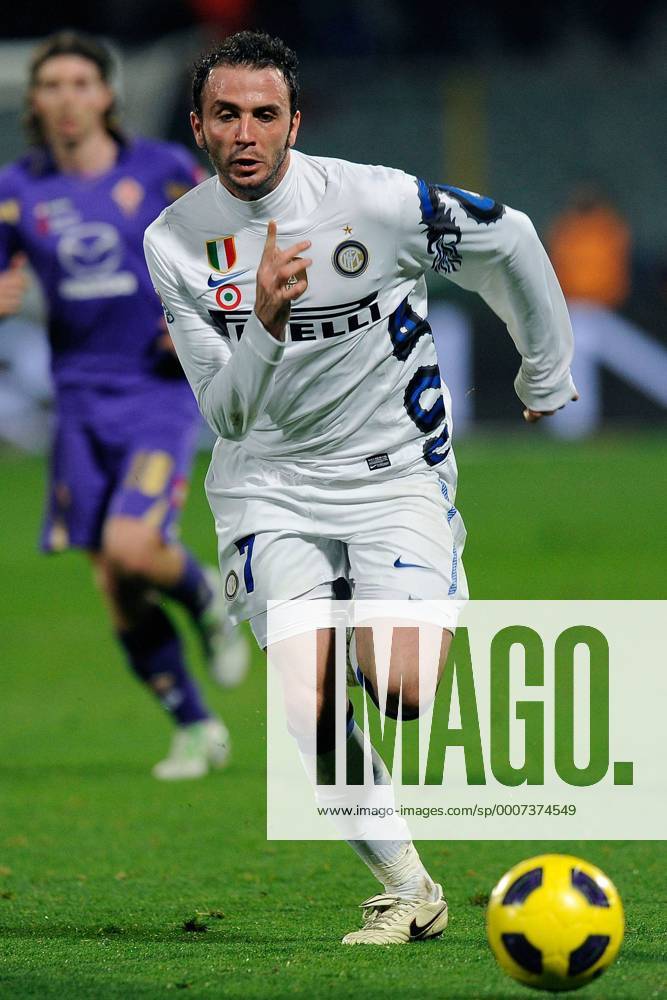 AC Florenz ACF Fiorentina (lila) vs. Inter Mailand (weiß) --- Giampaolo Pazzini