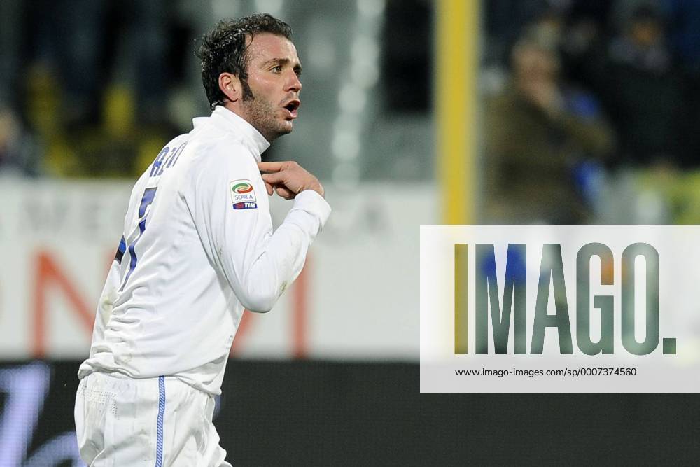 AC Florenz ACF Fiorentina (lila) vs. Inter Mailand (weiß) --- Giampaolo Pazzini